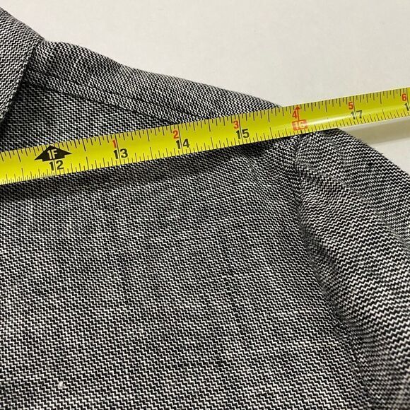 Norton McNaughton Women’s Button Down Linen Gray Top. Size Small. - Picture 9 of 11